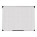 Bi-Office Whiteboard, Magnettafel mit Aufdruck, Quadrate/Raster, 900 x 600 mm