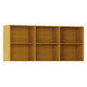 Biblioteka INTEGRO z półkami, wyższa, 835 x 1750 x 400 mm, 6 półek, czereśnia