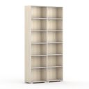 Biblioteka SILVER LINE, 2 kolumny, 2230 x 1200 x 400 mm, dąb naturalny