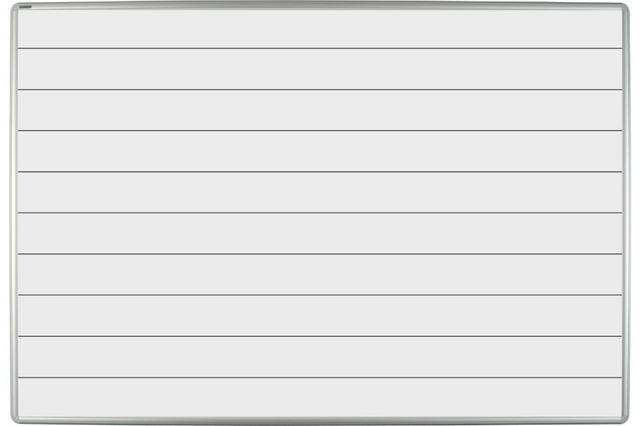 Biela keramická popisovacia tabuľa s potlačou ekoTAB, 1200 x 1000 mm, linky