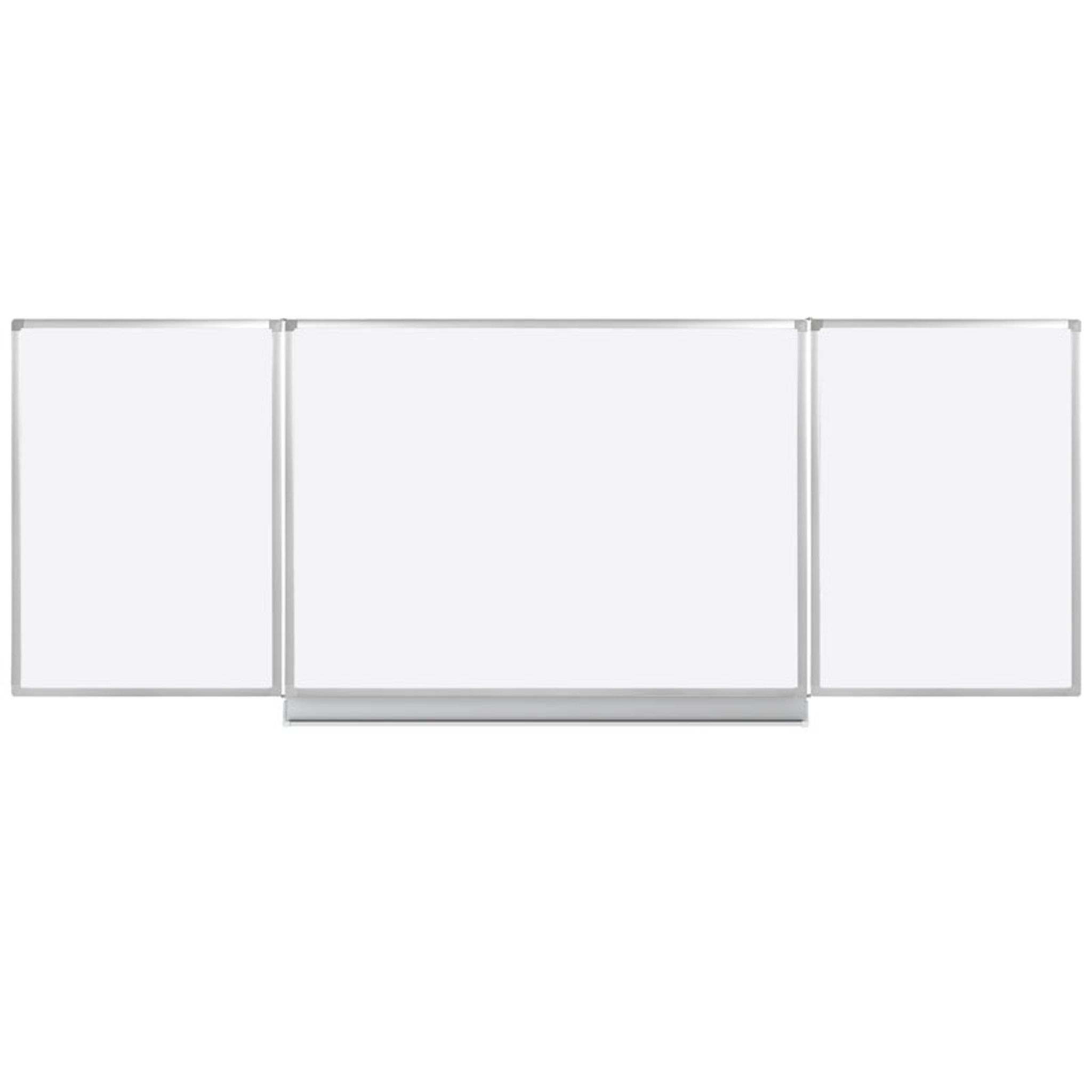 Bílá popisovací otevírací tabule na zeď, magnetická 4000 x 1200 mm