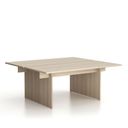 Biurko DOUBLE SOLID, 180x165 cm, dąb naturalny