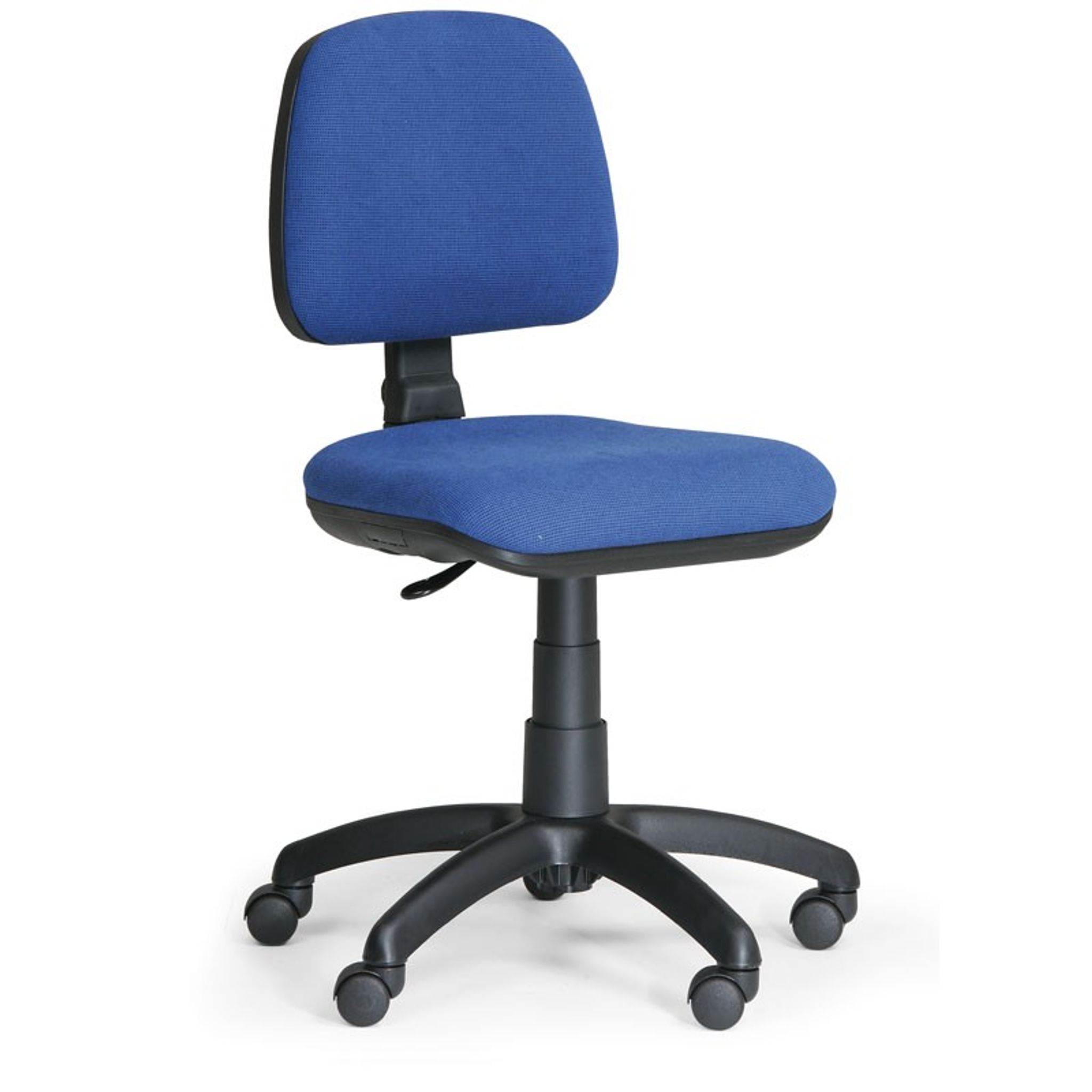 Biurowe krzesło MILANO bez podłokietników - niebieske