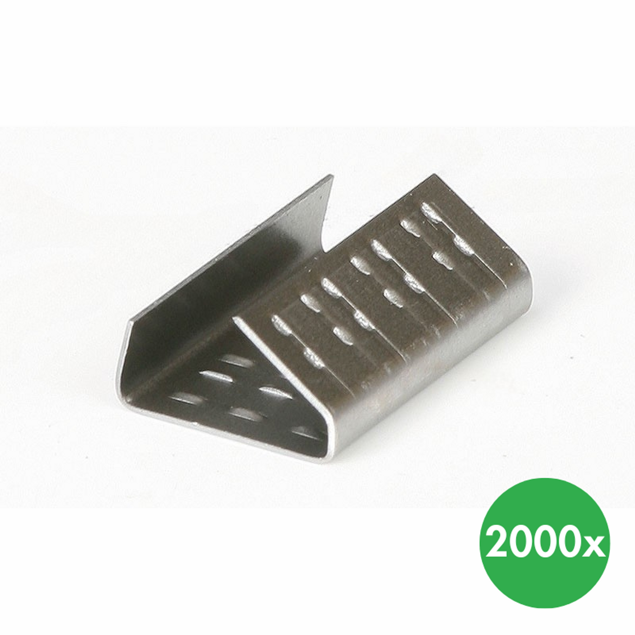 Blaszane zapinki XL do taśm PP, 9 mm, 2000 szt.
