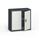Blechschrank, 800 x 800 x 400 mm, 1 Regalboden, Anthrazit/grau