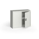 Blechschrank, 800 x 950 x 400 mm, 1 Regalboden, grau/grau