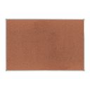 boardOK Kork-Pinnwand mit Aluminiumrahmen, 1800 x 1200 mm, eloxierter Rahmen