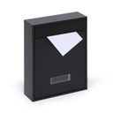 Briefkasten, geeignet für Baugruppen, 350 x 260 x 80 mm, schwarz