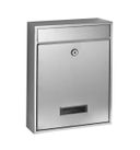 Briefkasten geeignet für Baugruppen, 350 x 260 x 85 mm, Edelstahl