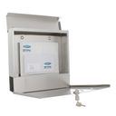 Briefkasten KENSINGTON inox, 370 x 370 x 105 mm, Edelstahl