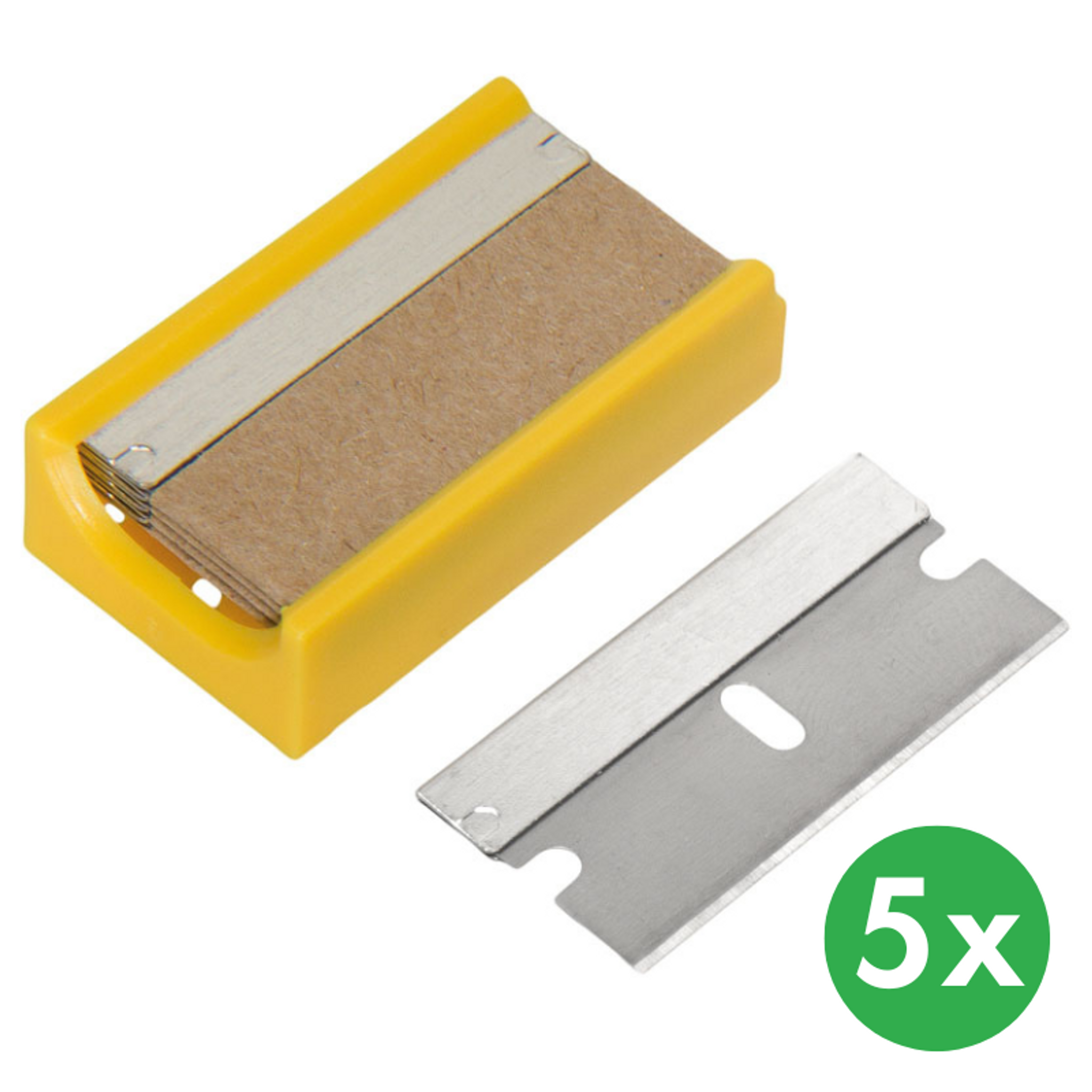 Břity pro bezpečnostní škrabku 4 cm (5 ks)