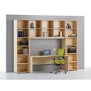 Bücherregal INTEGRO, 1920 x 600 x 400 mm, Buche