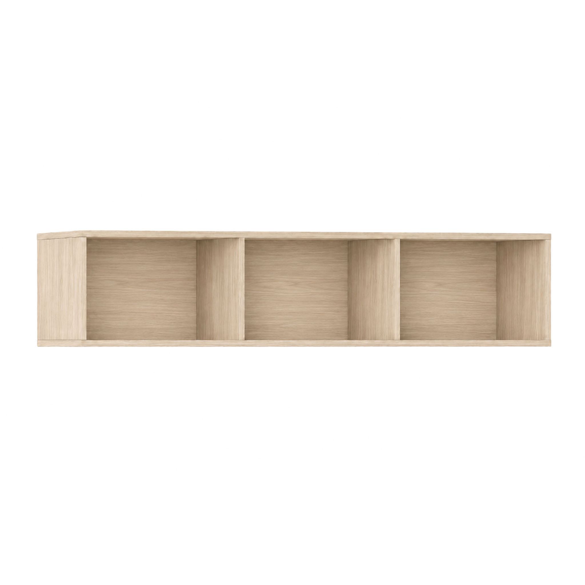 Bücherregal INTEGRO, 405 x 1750 x 400 mm, 3 Regale, Eiche natur Bücherregal INTEGRO, 405 x 1750 x 400 mm, 3 Regale, Eiche natur