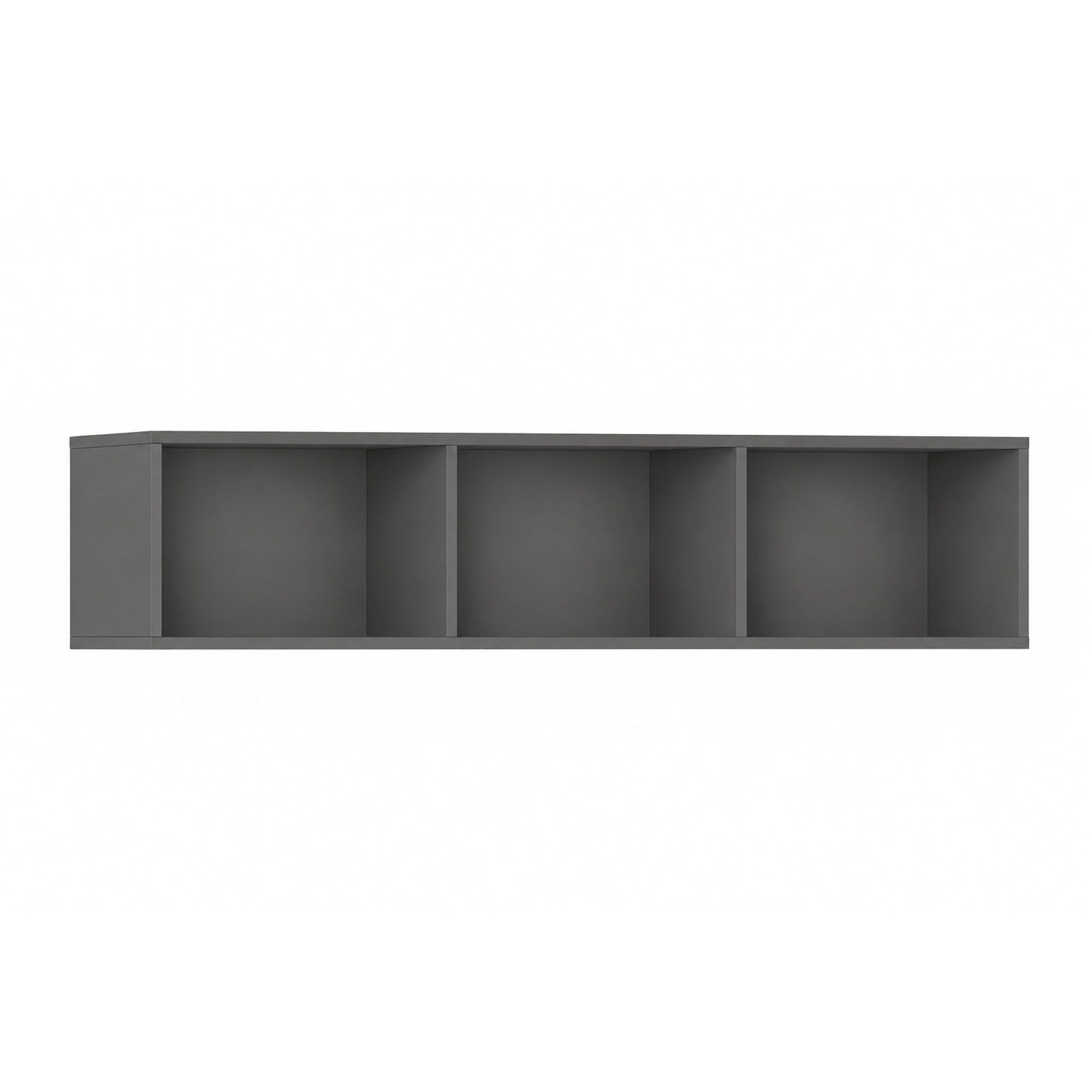 Bücherregal INTEGRO, 405 x 1750 x 400 mm, 3 Regale, Graphit Bücherregal INTEGRO, 405 x 1750 x 400 mm, 3 Regale, Graphit