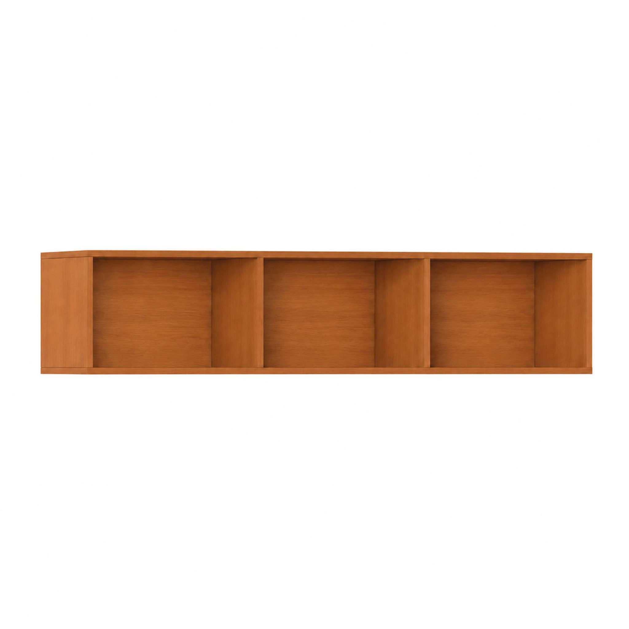 Bücherregal INTEGRO, 405 x 1750 x 400 mm, 3 Regale, Kirschbaum Bücherregal INTEGRO, 405 x 1750 x 400 mm, 3 Regale, Kirschbaum
