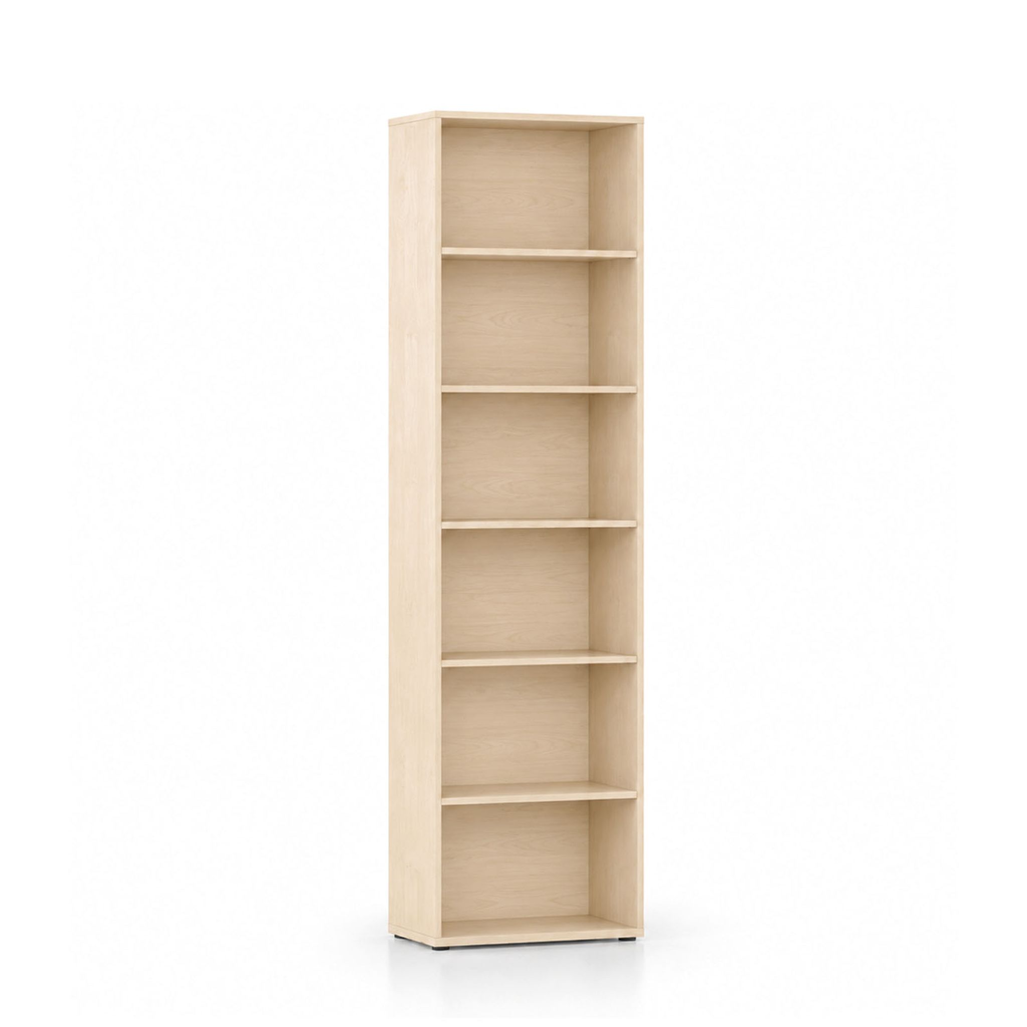 Bücherregal INTEGRO, hoch, 2300 x 600 x 400 mm, Birke