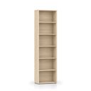 Bücherregal INTEGRO, hoch, 2300 x 600 x 400 mm, Eiche natur