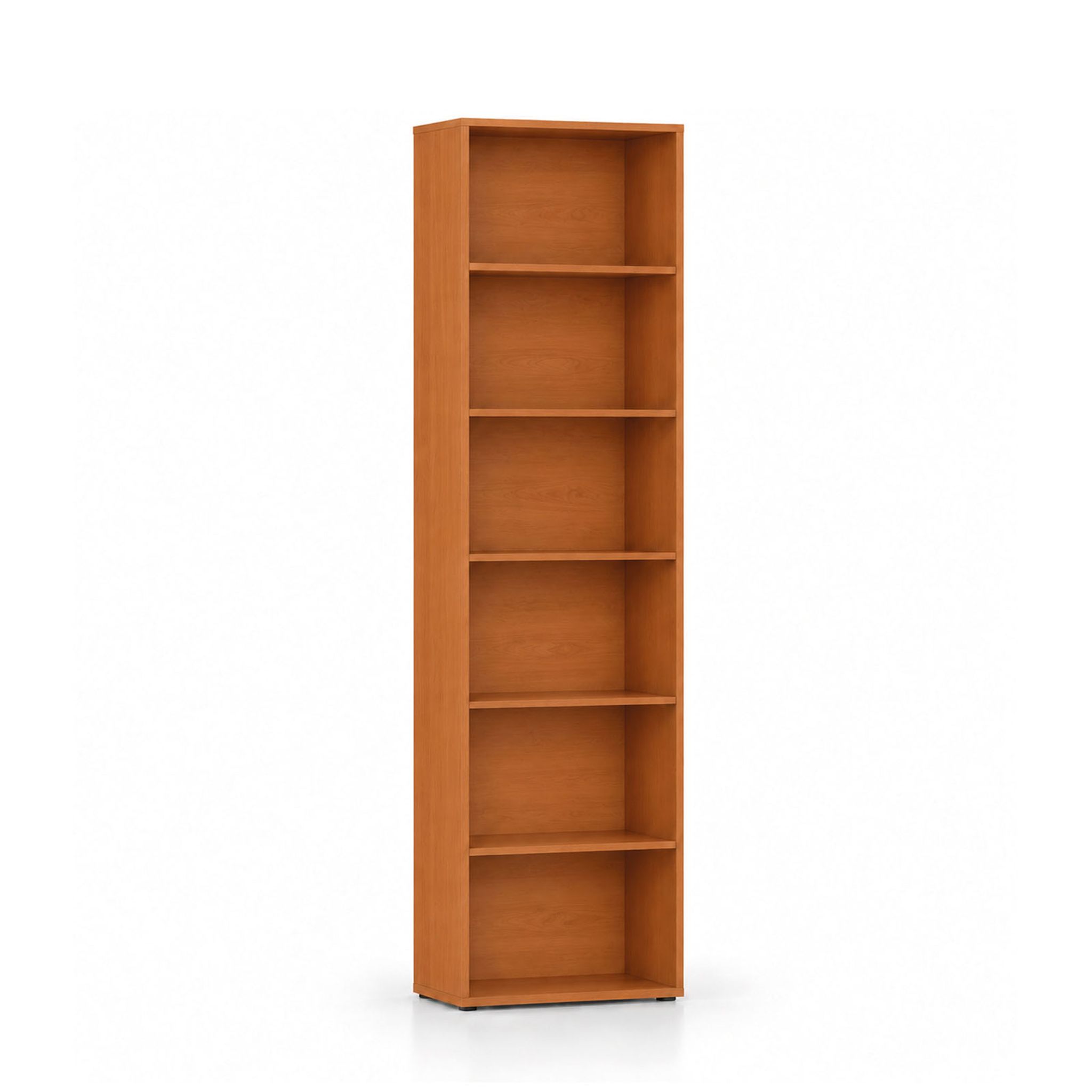 Bücherregal INTEGRO, hoch, 2300 x 600 x 400 mm, Kirschbaum