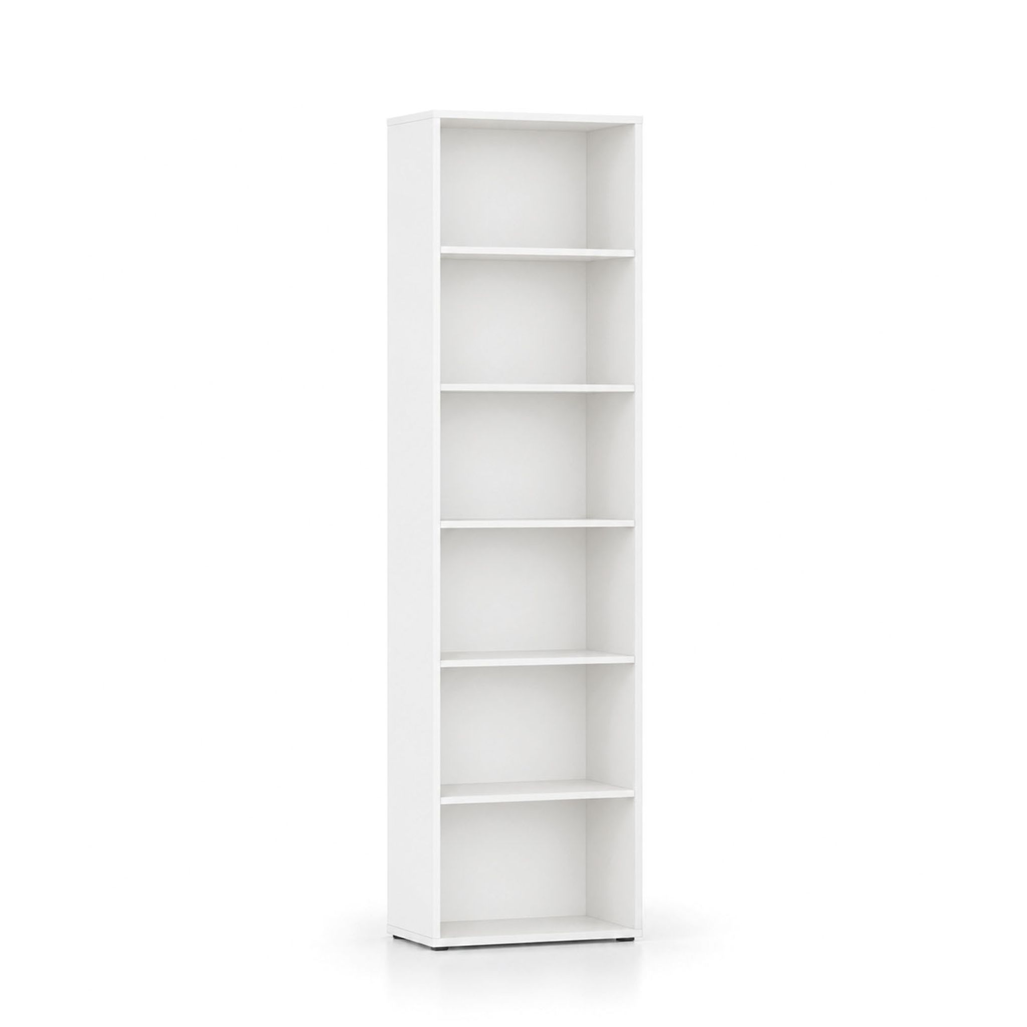 Bücherregal INTEGRO, hoch, 2300 x 600 x 400 mm, weiß