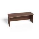 Büro-Eckschreibtisch ARRISTO LUX, 180x90 cm, links, Nussbaum