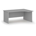 Büro-Eckschreibtisch PRIMO GRAY, 160x120 cm, rechts, grau
