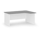 Büro-Eckschreibtisch PRIMO WHITE, 160x120 cm, rechts, weiß/Graphit