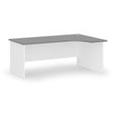 Büro-Eckschreibtisch PRIMO WHITE, 180x120 cm, rechts, weiß/Graphit