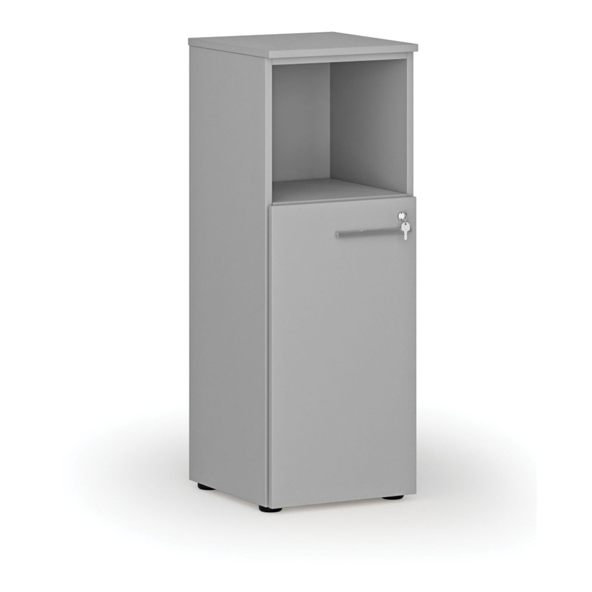 Büro-Kombischrank PRIMO GRAY, 400 x 420 x 1087 mm, grau