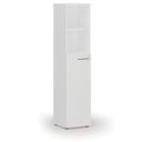 Büro-Kombischrank PRIMO WHITE, Tür auf 3 Etagen, 400 x 420 x 1781 mm, weiß