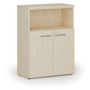 Büro-Kombischrank PRIMO WOOD, 800 x 420 x 1087 mm, Birke