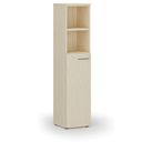 Büro-Kombischrank PRIMO WOOD, Tür auf 3 Etagen, 400 x 420 x 1781 mm, Birke