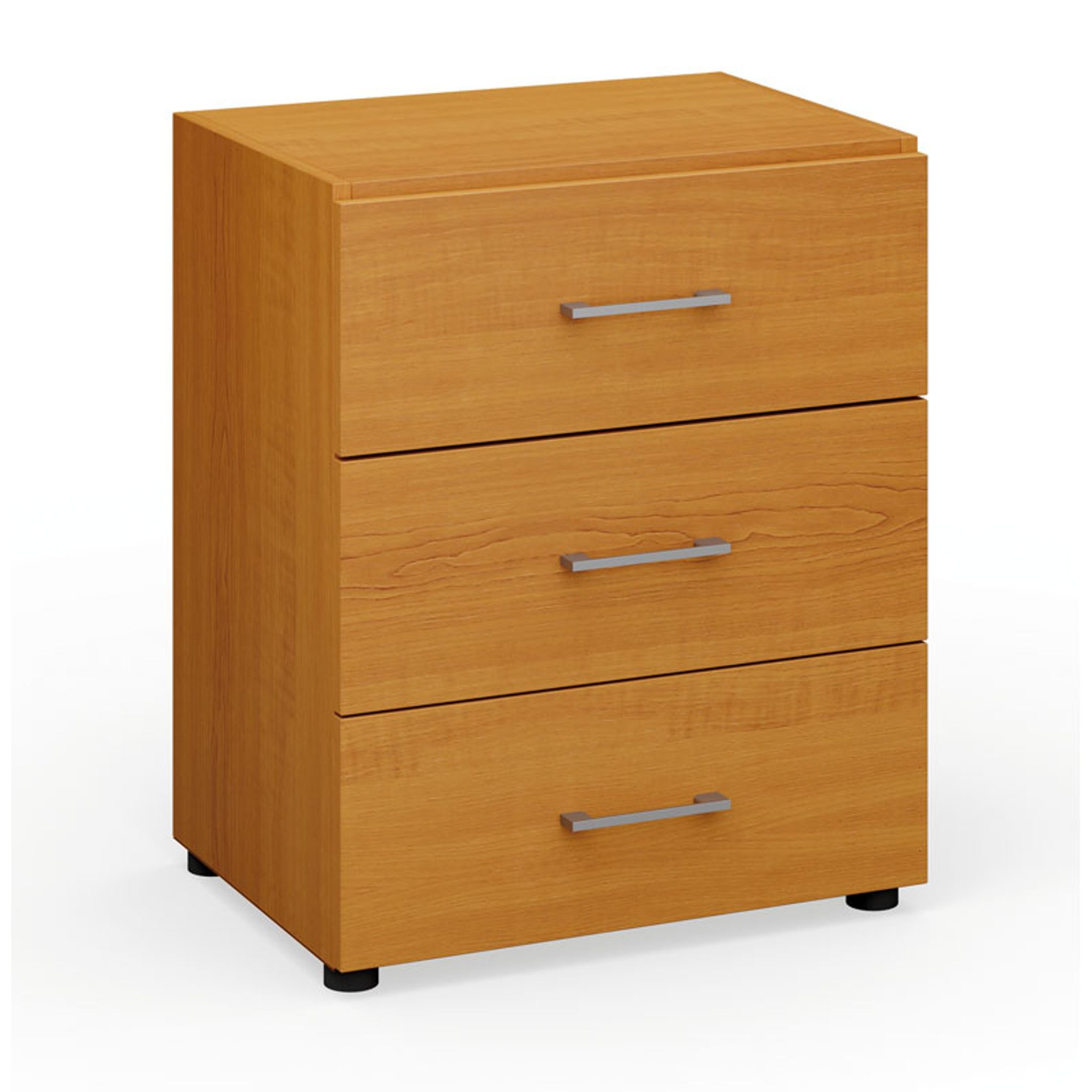 Büro-Kommode, Büro-Schubladenschrank PRIMO Classic 2023, 740 X 420 X 600 mm, Kirsche