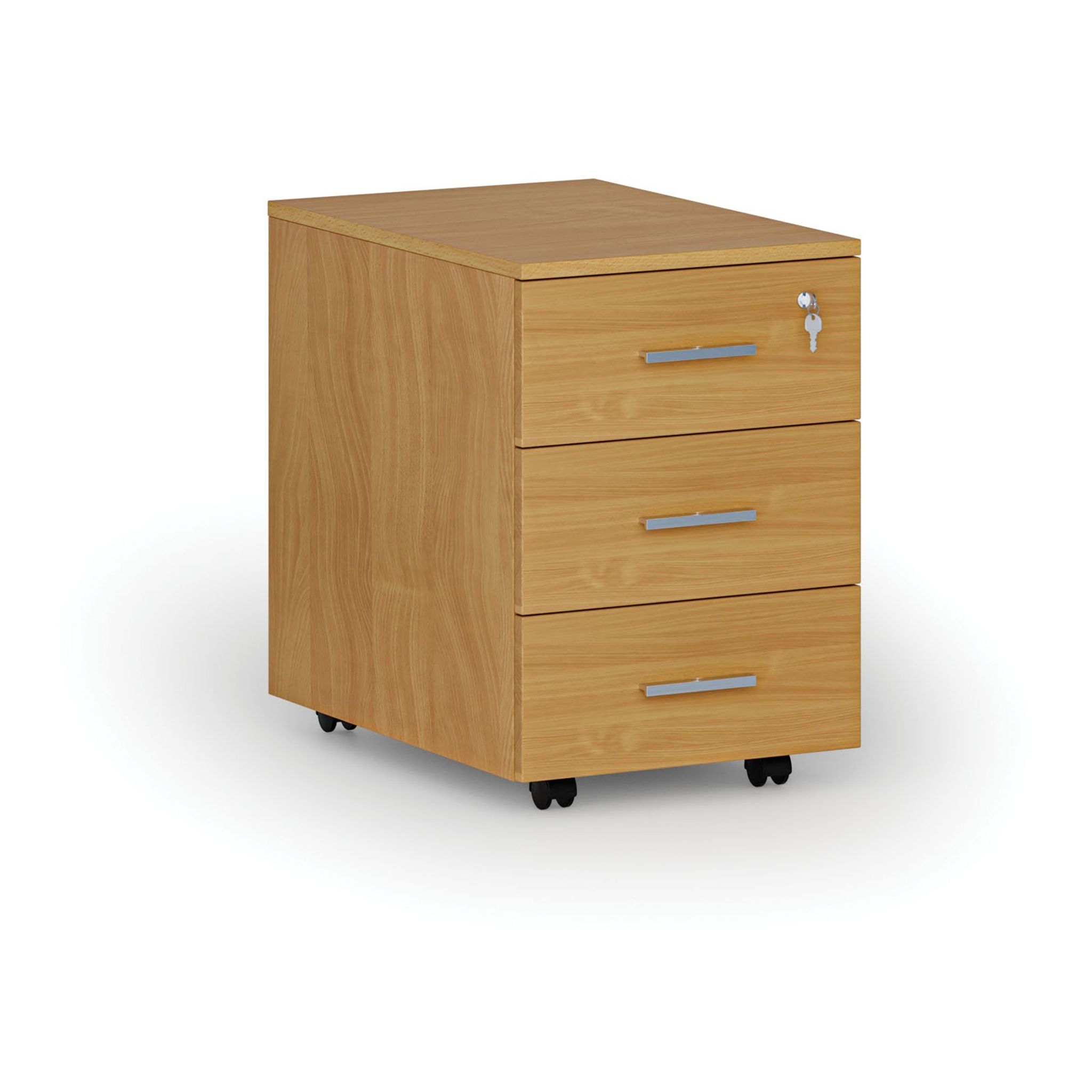 Büro-Rollcontainer PRIMO WOOD, 3 Schubladen