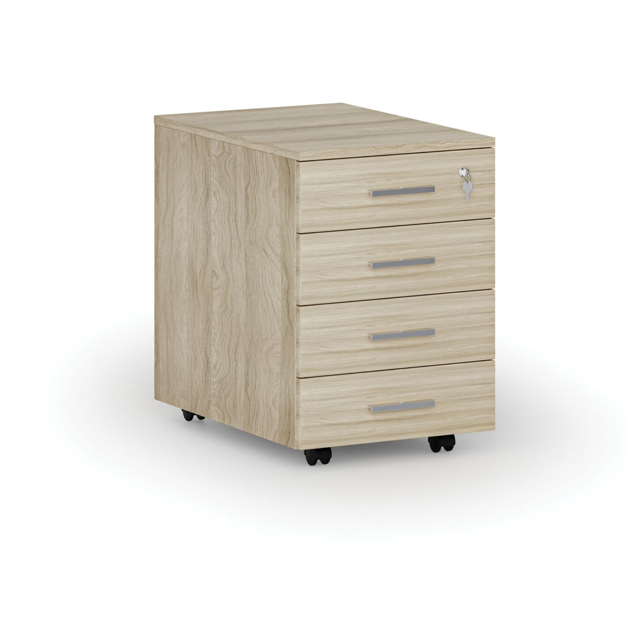 Büro-Rollcontainer SEGMENT, 4 Schubladen