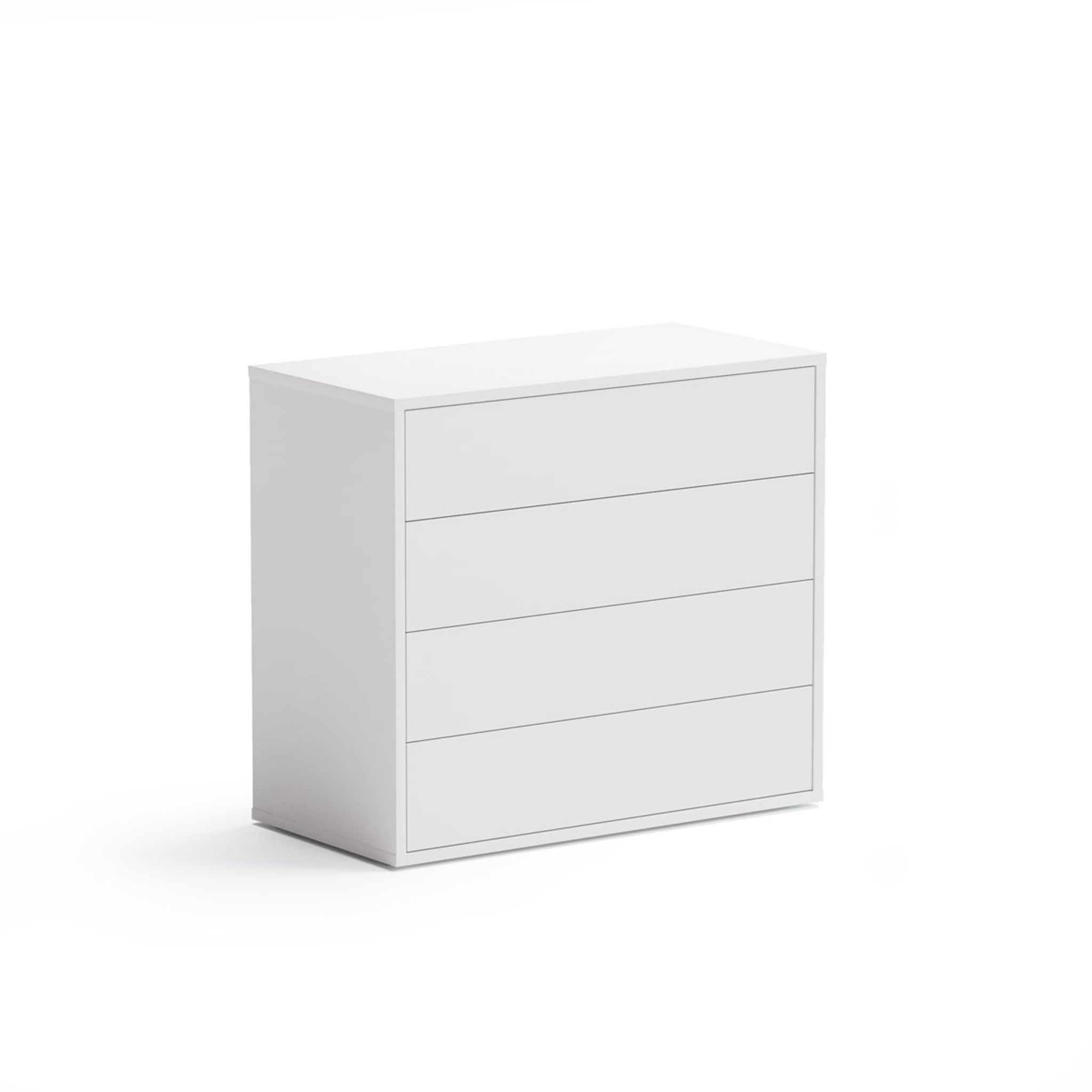 Büro-Schubladenkommode BLOCK, 800 × 400 × 710 mm, 4 Schubladen