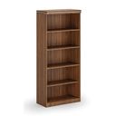 Büroregal ARRISTO LUX, 800 x 400 x 1836 mm, Nussbaum