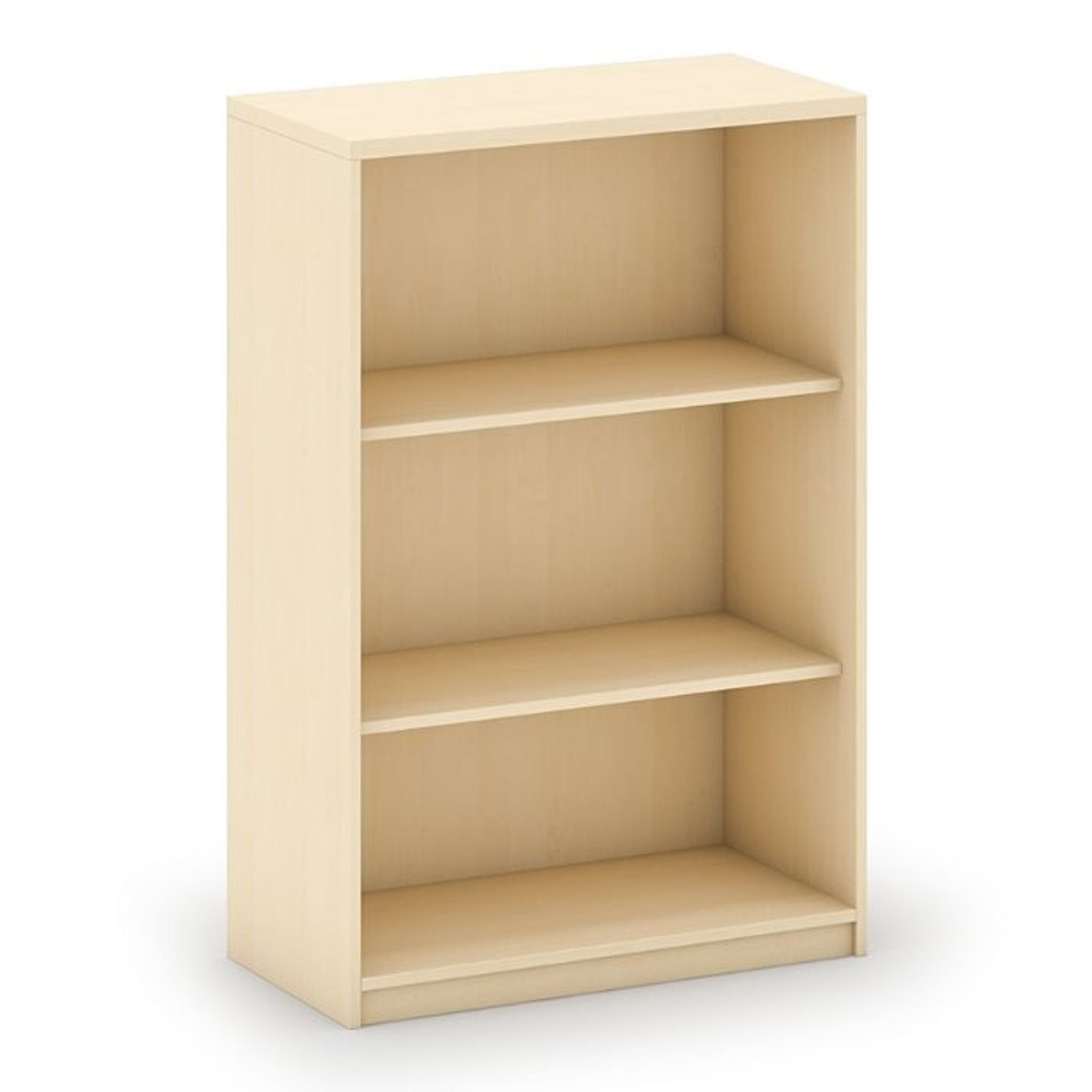 Büroregal MIRELLI, 800 x 400 x 1200 mm, Birke
