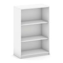 Büroregal MIRELLI, 800 x 400 x 1200 mm, weiß