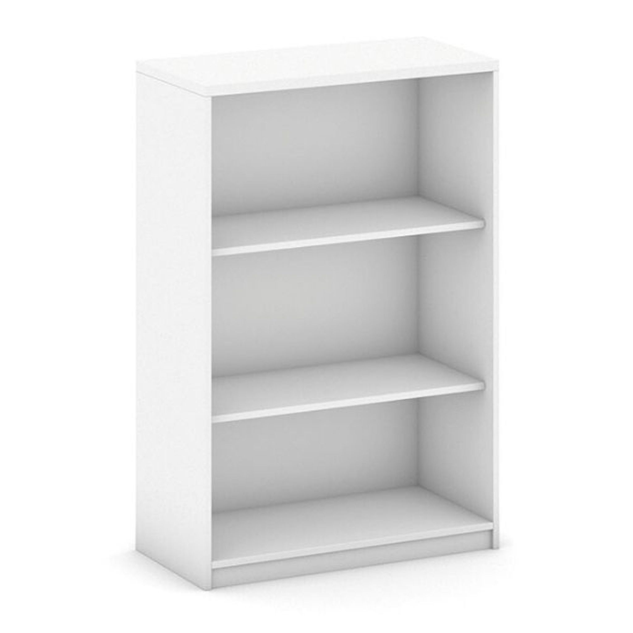 Büroregal MIRELLI, 800 x 400 x 1200 mm, weiß