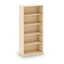 Büroregal MIRELLI, 800 x 400 x 1800 mm, Birke