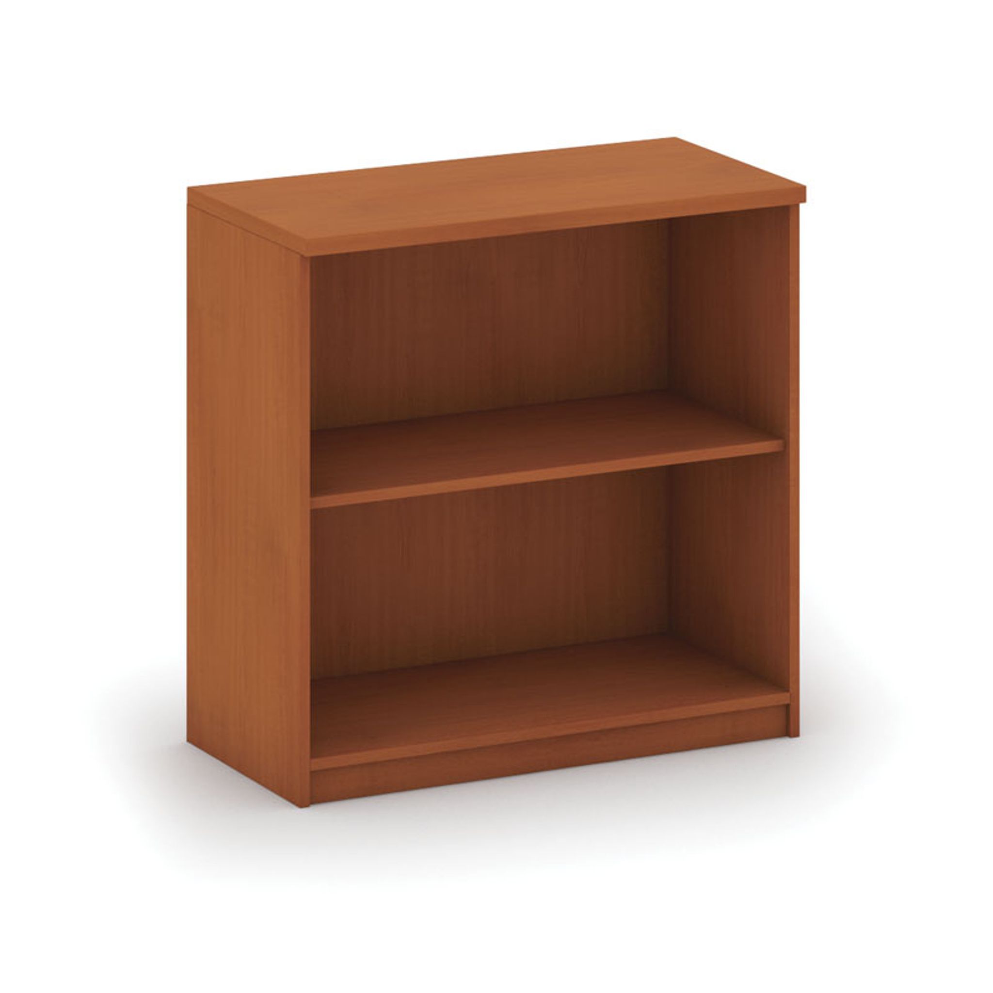 Büroregal MIRELLI, 800 x 400 x 800 mm, weiß/Eiche sonoma