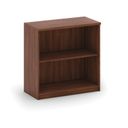 Büroregal MIRELLI, 800 x 400 x 800 mm, Nussbaum