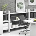 Büroregal, niedrig, lang SOLID, 1800 x 400 x 1075 mm, weiß