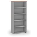 Büroregal PRIMO GRAY, 1781 x 800 x 420 mm, grau/Kirsche