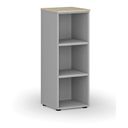 Büroregal PRIMO GRAY, 400 x 420 x 1087 mm, Eiche grau/natur