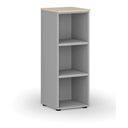 Büroregal PRIMO GRAY, 400 x 420 x 1087 mm, grau/Birke