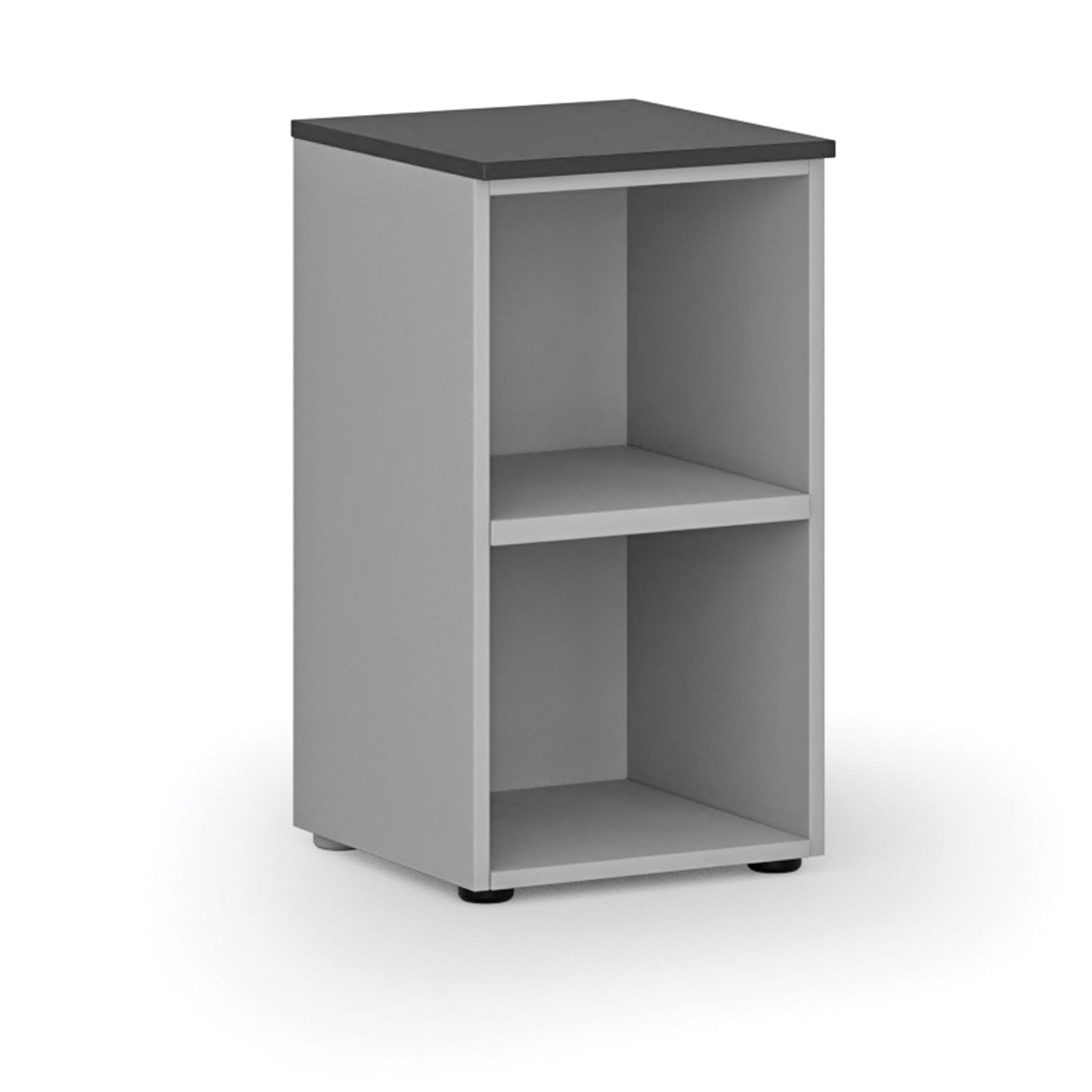 Büroregal PRIMO GRAY, 400 x 420 x 740 mm, grau/Graphit