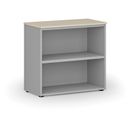 Büroregal PRIMO GRAY, 740 x 800 x 420 mm, grau/Birke