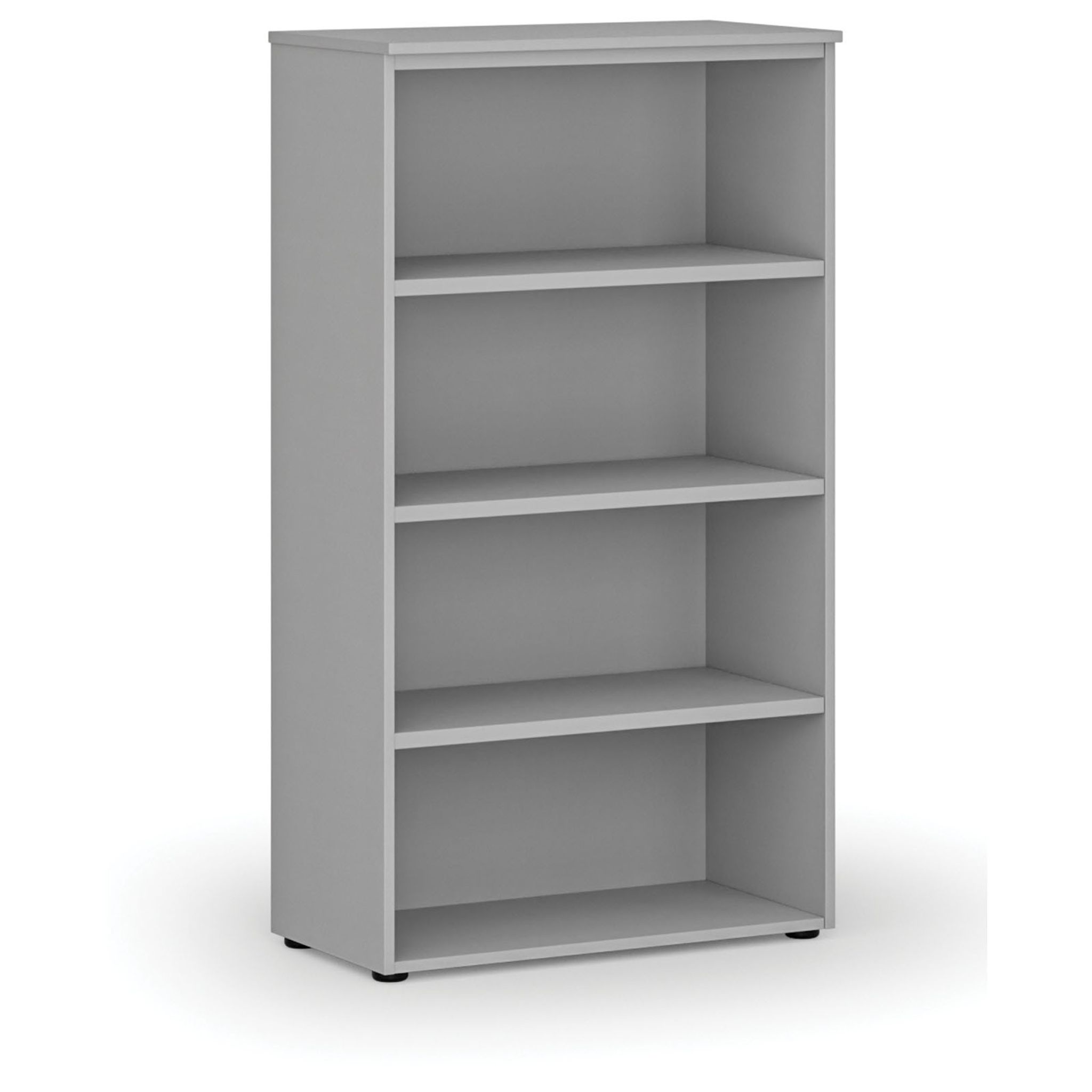 Büroregal PRIMO GRAY, 800 x 420 x 1434 mm, grau