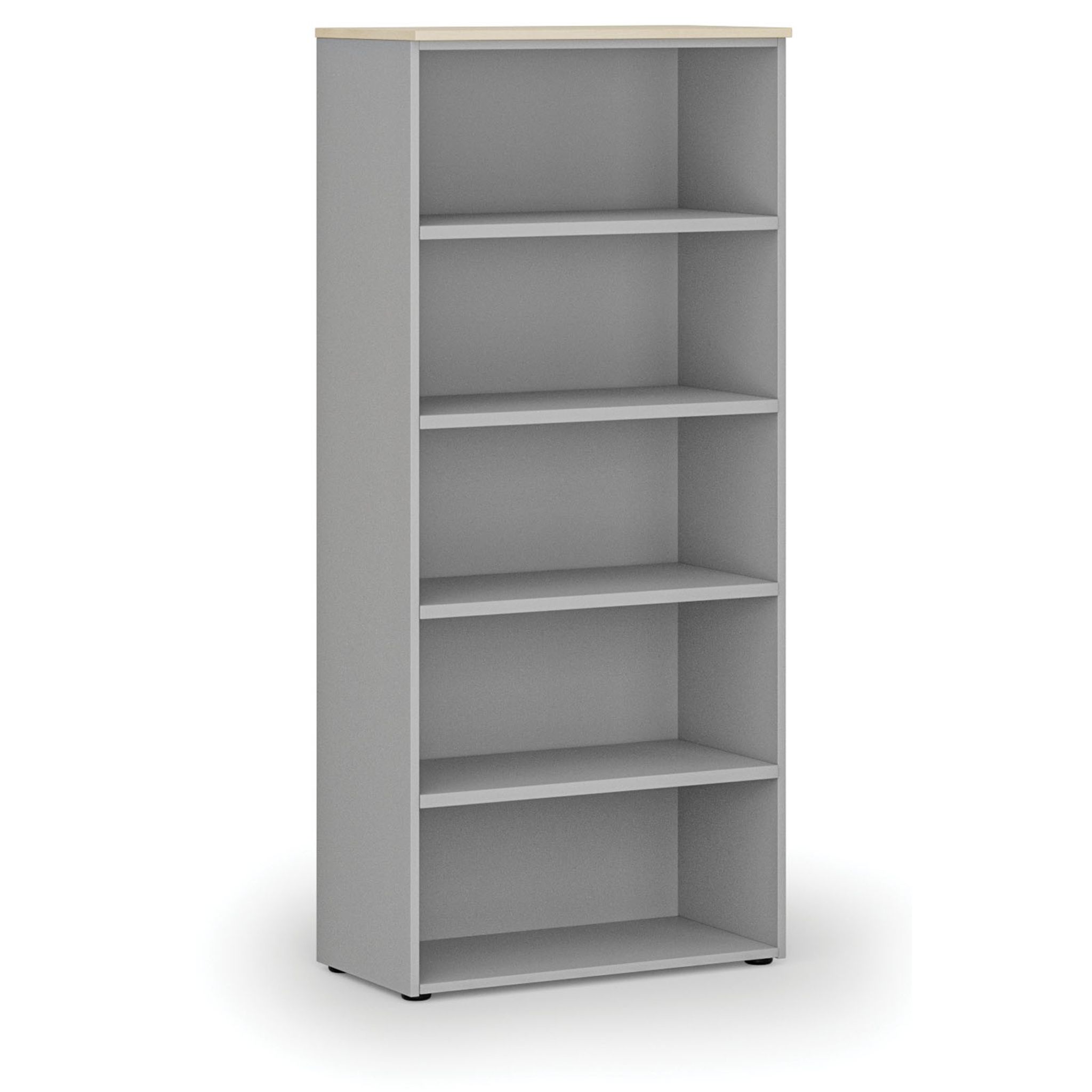 Büroregal PRIMO GRAY, 800 x 420 x 1781 mm